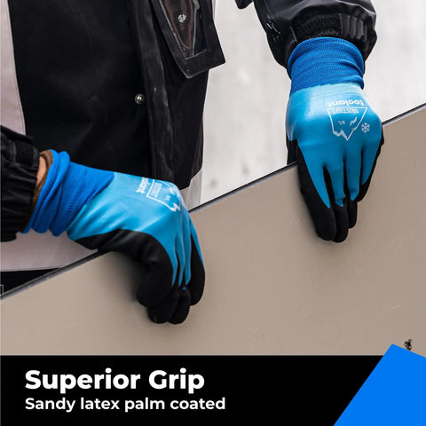 Winter Work Gloves For Men And Women, Touchscreen Ready, Waterproof, Freeze-Proof Warmth, Thermal Insulated With Super Grip