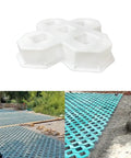 Reusable Plastic Grass Paver Molds With Five Hole Design For Concrete Pavers For Grass Driveways Walkways Parking And Landscaping Edging Made Of Durable ABS For DIY Friendly Reuse