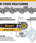 Heavy Duty 12 Inch Beam Cutter Attachment For Circular Saws Quick Drop In Mount For Worm Drive Tools with American Made Chain.