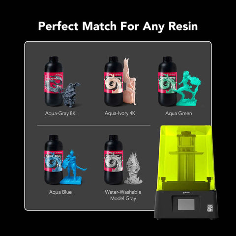 8K Mono Lcd Resin 3D Printer Featuring Tight Twenty Two Micron Xy Resolution And A Beefy Six Point Five By Two Point Eight By Six Point Seven Inch Build Bay For Nailed Miniatures And Collectibles