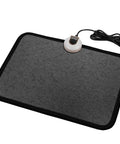 Under Desk Heated Floor Mats With 110V Foot Warmer Keeps Toes Toasty All Day At Work Or Home Quick Heating Foot Pad Safe Plush Mat