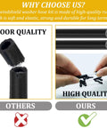 Comparison of low-quality and high-quality hoses from All In One Windshield Washer Hose Kit With 4 Meter Fluid Hose And 12 Connectors.