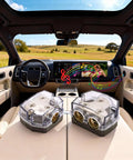 Two Way Power Distribution Block For 0 Gauge In And Out Amp Distribution Block Splitter 12V Auto Stereo in car interior, 2 pack