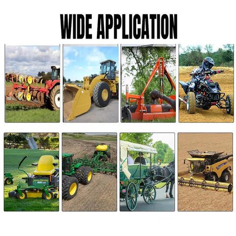 Heavy Duty Lynch Pin Set For Trailers And Mowers, 10 Piece 1/4 And M6 Hitch Pin Kit, wide application for various equipment