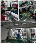 Heavy Hitter Flexible Exhaust Hose With Slick Square Capture Hood For Hassle Free Industrial Welding Smoke Ventilation And Solder Fume Extraction 50 Mm Dia 180 Cm Length Work Ready in a factory setting.