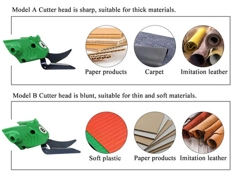 Cordless Electric Scissors For Fabric, Carpet, Sponge And Paperboard, dual blade models for cutting various materials