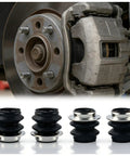 Silicone Brake Caliper Slide Pin Bushing Kit For Front Disc Brakes Calipers 4 Piece Heavy Duty Hardware Set OEM 19203508 Replacement