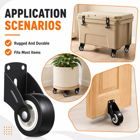 Stop The Drag And Fix Stubborn Sag Fast With These Heavy Duty 2 Inch Gate Caster Wheels Designed To Crush Friction And Restore Smoother Swing Featuring Durable Steel Rollers, showcasing various applications.