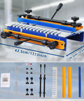 Precision 12 Inch Adjustable Dovetail Jig Clamp And Heavy Duty Woodworking Router Template For Slick Half Blind Cabinet Joints And Sturdy Furniture Builds That Align Dead On Every Time, close-up view with detailing on clamps and size metrics.