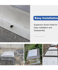 Stainless Steel Outdoor Manhole Cover With Lock For Driveway And Garden Anti Theft Septic Lid 50 Cm 20 Inch installation examples