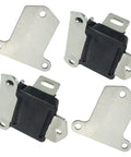 Pair Of Beefy Engine Motor Mounts 3474 For Chevy Small Block And Big Block V8 Engines, metal mounts visible