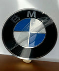 BMW 58mm Wheel Center Cap Emblem Genuine Hubcap Logo Roundel Sticker Replacement for Cars and SUVs shiny reflective surface
