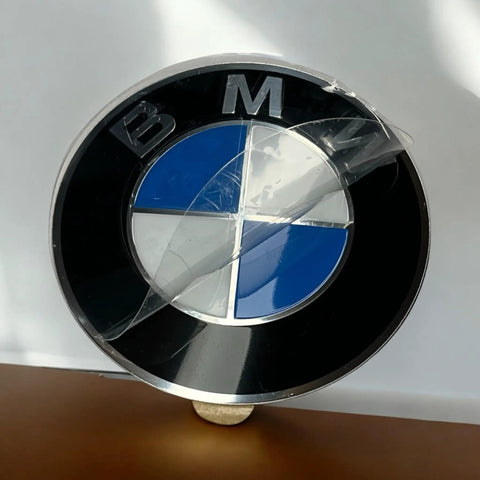 BMW 58mm Wheel Center Cap Emblem Genuine Hubcap Logo Roundel Sticker Replacement for Cars and SUVs shiny reflective surface