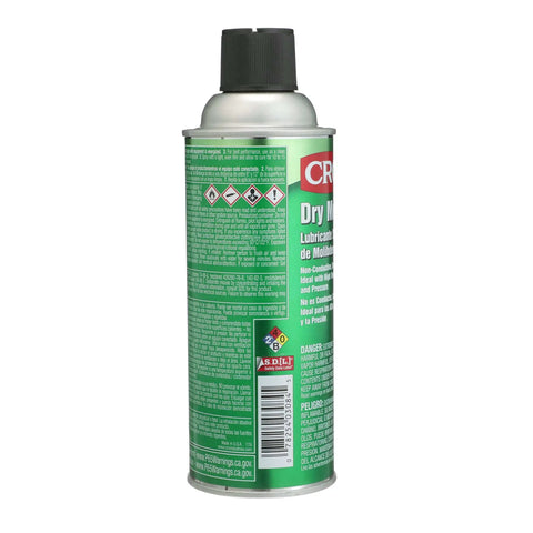 Side view of 3084 Dry Moly Lube Pro Grade Heavy Duty Anti Friction And Anti Seizure Dry Film Lubricant 11 Oz For Metals Plastics Rubber