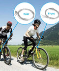 Bikers on a trail with Dope 10 Piece Bike Brake Cable Kit With End Caps And Ferrules For Mountain Bikes Zinc Coated Cables showcased.