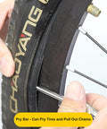 All In One Carbon Steel Bike Multi Tool For Road And Mountain Bikes with Pry Bar Feature Used on Tire