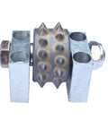 Pro Grade 30 Tip Bush Hammer Replacement Roller Set For 5 Inch Bush Hammer Plate, 3-Pack, close-up of a single roller