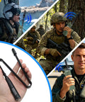 High Gain 18.89 Inch Dual Band Ham Radio Antenna 144/430 MHz Tactical UHF VHF for outdoor field communication