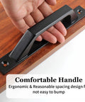 2 Pack Sliding Barn Door Handle 7.9 Inch Aluminum Alloy Door Pull For Sliding Barn Gate Cabinet Closet Drawer Garage Shed Black Finish Includes Mounting Screws Durable Aluminum Alloy Construction For Lasting Use With 0.18 Inch Mounting Holes