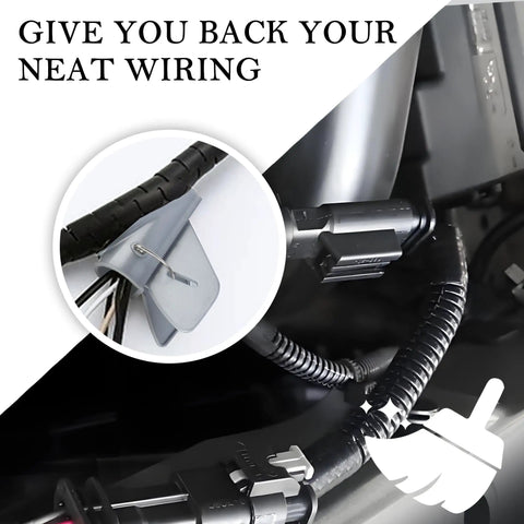 5 Piece Car Wire Loom Installation Tool Set 0.32 Inch To 1.6 Inch Wire Insertion Tools used for automotive wiring management