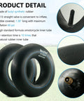 Product details for 2-Pack Universal 13x5.00-6 Inner Tubes With TR13 Straight Valve Stem, synthetic rubber material, air retention info