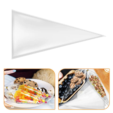 Cone Shaped Treat Bags For Popcorn And Snacks Pack Of 500 Clear Heat Resistant Pouches