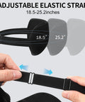 Adjustable elastic strap for Cordless Heated Eye Mask For Dry Eyes And Better Sleep With Hot And Cold Gel Compress Rechargeable 1000mAh Battery