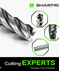 3/16 Inch Shank Carbide Square End Mill 4 Flute CNC End Mill Beefy Heavy Duty Heat Resistant For Alloy Steel Stainless Steel And Cast Iron Vibration Free Design For Smooth Milling And Precise Metalworking
