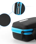Yo-Yo Storage Bag With Soft Foam Padding, Holds Multiple Yo-Yos And Accessories, Lightweight Professional Case With blue zipper detail