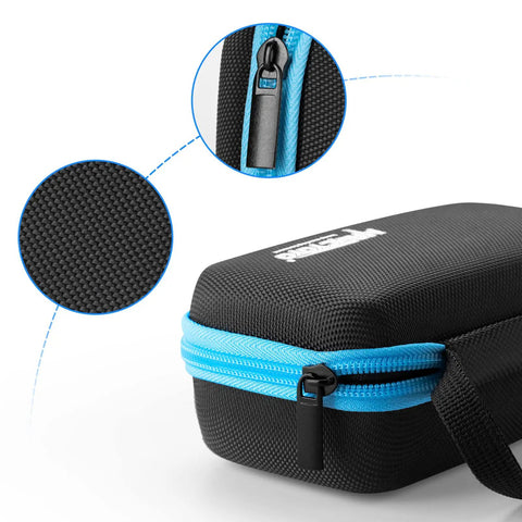 Yo-Yo Storage Bag With Soft Foam Padding, Holds Multiple Yo-Yos And Accessories, Lightweight Professional Case With blue zipper detail