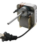 Universal Heater Vent Fan Motor Replacement 0.9 Amp 120V 3200 RPM with plug and 7/32 x 3 shaft for exhaust fans