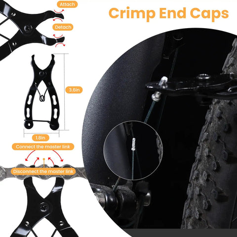 Heavy Duty Bike Floor Stand For Indoor Garage Upright Storage Rack with Adjustable Rubber Hooks and tool detail on bike chain