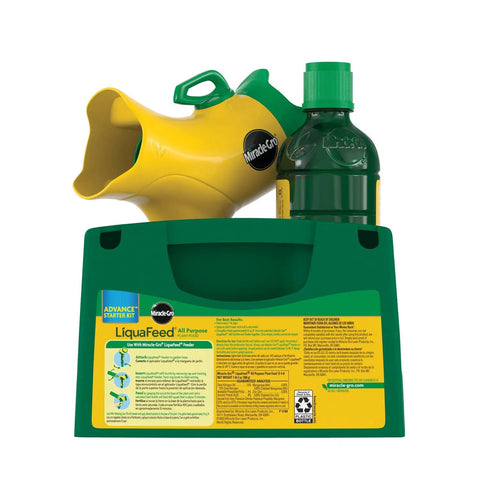 LiquaFeed All Purpose Plant Food Advance Starter Kit For Flowers, Vegetables, Trees And Shrubs, 16 Oz Plant Food And Feeder