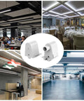 Twelve Pair Single Pin FA8 Tombstone Non Shunted T8 T10 T12 Led Socket Lampholder Base installed in commercial spaces.