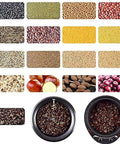 Kick Up Your Morning Routine Portable Electric Coffee Roaster For Home Use with various beans and nuts displayed on a surface.