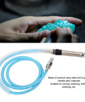Heavy Duty Pneumatic Pencil Die Grinder Featuring Wicked Fast 70000 RPM Air Motor with flexible hose for detailed engraving work.