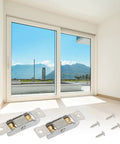 88 Type Sliding Door And Window Roller With Double Wheels And Mounting Screws on a light floor, showcasing exterior view.