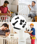 1/4-20 By 2-1/2 Inch Flat Head Socket Screws For Furniture And Woodworking, shown with people assembling cribs