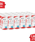 GeneralClean L30 Cloths Heavy Duty Cleaning Wipes Bulk White Wipers For Light To Medium Duty Cleanup 24 rolls 1,680 sheets total