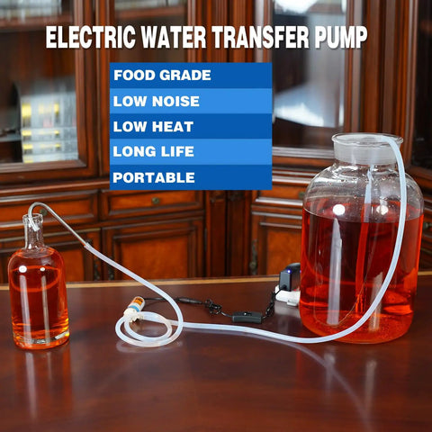 Low Noise Mini Electric Water Transfer Pump 100 To 240V Plug In For Ice Maker, Coffee Machine And Beverage Dispensers