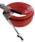 50 Foot 3 By 8 Inch Air Compressor Hose 300 PSI Heavy Duty Lightweight PVC Flex For Quick Blow Off And Tire Inflation Durable Air Line