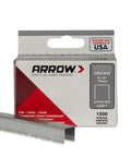 Pro Shop Heavy Duty Wide Crown Staples For Staple Guns Built Tough To Crush Upholstery Roofing Housewrap And Daily DIY Craft Jobs 9/16 Inch Legs 1/2 Inch Crown 1000 Count Box in packaging with staple strip.
