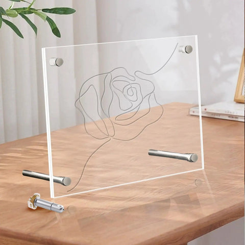 Pro Level Carbide Engraving Tip Plus Drive Housing Compatible With Maker 3 for etched rose design on acrylic panel