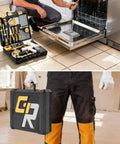 Man using 188 Piece Home Tool Kit With Cordless Drill Power Set For DIY Fans And Weekend Warriors Ready For Quick Fixes At Home