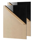 DIY Friendly Opaque Black Acrylic Sheet Pack Of Two 12 By 16 Inches One Eighth Inch Thick Cast Plexiglass Panels For Craft Projects Laser Cutting Photography And Sign Making Weatherproof UV Resistant High Gloss Finish