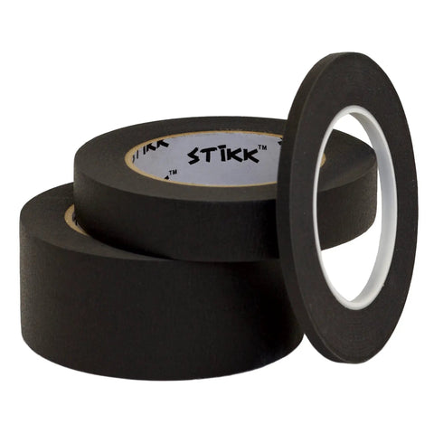 Black rolls of 2 Inch Painter Tape For Sharp Edges And Clean Lines 60 Yards Of Residue Free Masking Tape For Diy Paint Projects