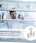 Scientist in lab using Ten Pack Water Stop Clip Tubing Clips With Flow Control And Swivel Screw Clamp Lab Gear Supplies
