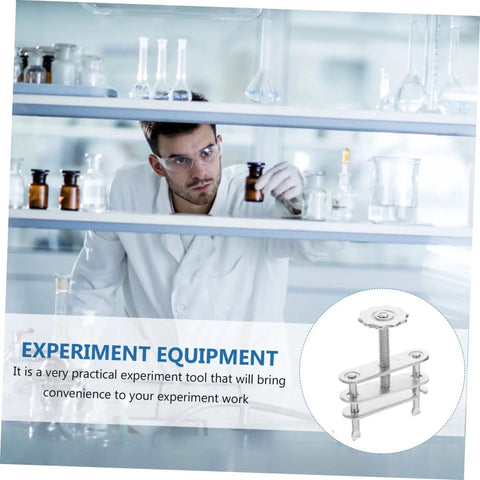 Scientist in lab using Ten Pack Water Stop Clip Tubing Clips With Flow Control And Swivel Screw Clamp Lab Gear Supplies