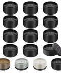 Heavy Duty Bed Risers Round Floor Lifts For Couch Sofa Desk Table And Fridge Adjustable Height Thickened Plastic Non Slip Base Handles Hefty Loads Game Changer For No Fuss Setup And Effortless Vacuuming Set Of Twelve Black, featuring multiple black risers stacked in a grid.