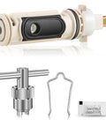 1222 Replacement Cartridge Kit For Tub And Shower With Puller And Repair Tool Diy Friendly Posi Temp Compatible Includes Retainer Clip And Lubricant Pack Easy Install Guide Included showing parts